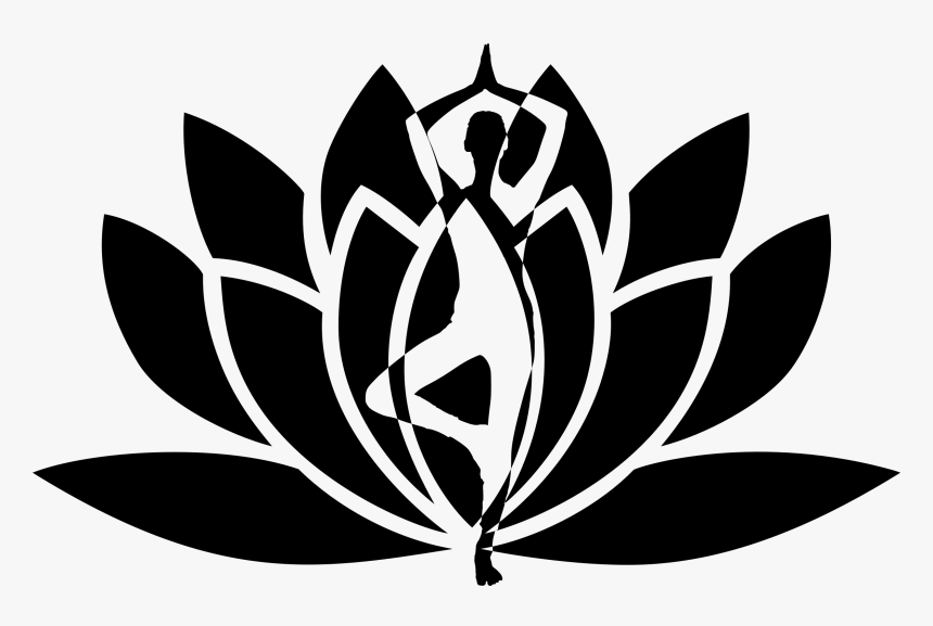 Yoga Lotus Vector Clipart Image - Lotus Vector, HD Png Download, Free Download