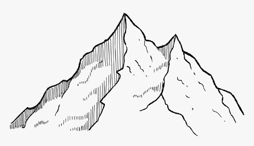 Transparent Mountains Clipart Png - Transparent Mountain Drawing Png, Png Download, Free Download