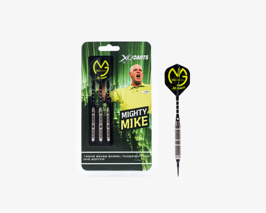 Xq Max Mighty Mike Tungsten Look Mvg 18gm Soft Tip - Michael Van Gerwen Darts €, HD Png Download, Free Download