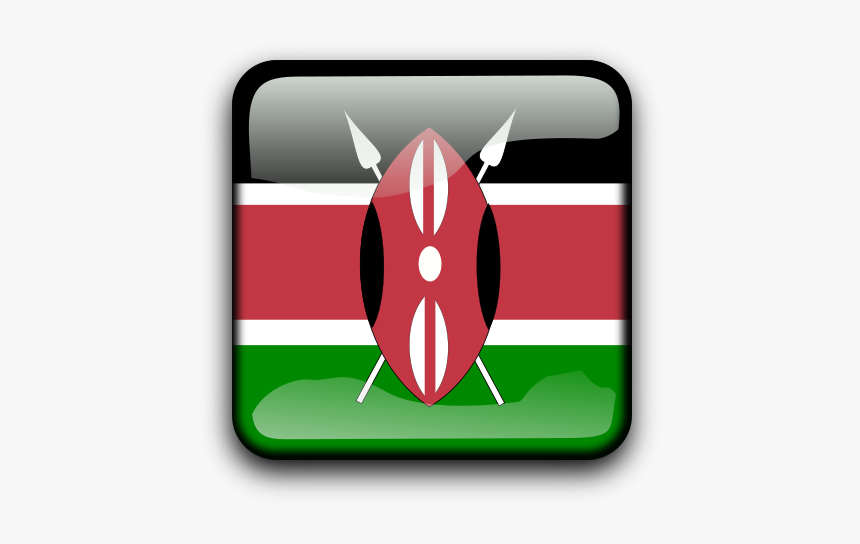 Kenyan - Clipart - Kenya Flag Transparent, HD Png Download, Free Download