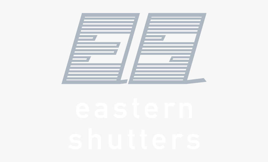 Eastern Shutters Logo Stackedwhitename, HD Png Download, Free Download