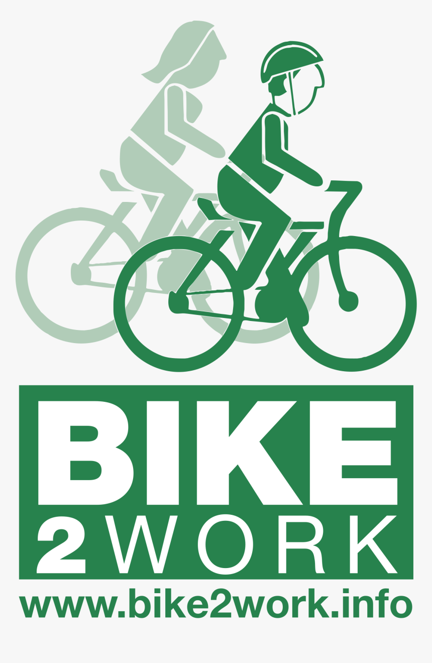 Bike 2 Work Logo Png Transparent - Bike To Work Vector, Png Download, Free Download