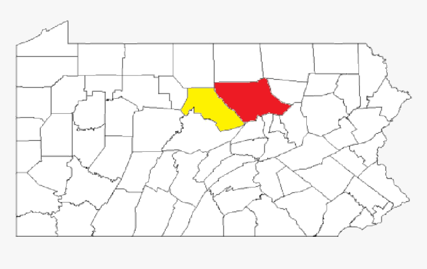 Williamsport-lock Haven Csa 2014 - Populations Density Map Of Pa, HD Png Download, Free Download