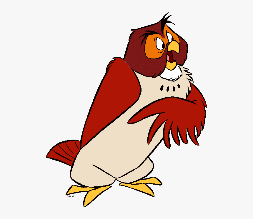 Owl Disney Cliparts - Transparent Winnie The Pooh Owl, HD Png Download, Free Download
