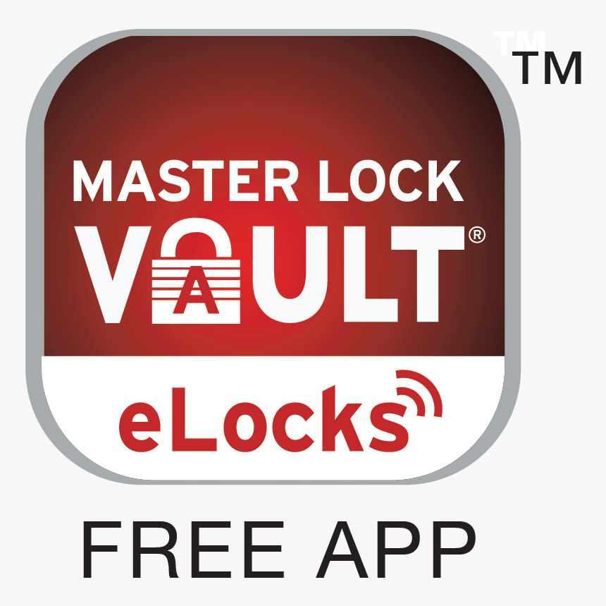 Master Lock Vault Elocks App - Master Lock, HD Png Download, Free Download