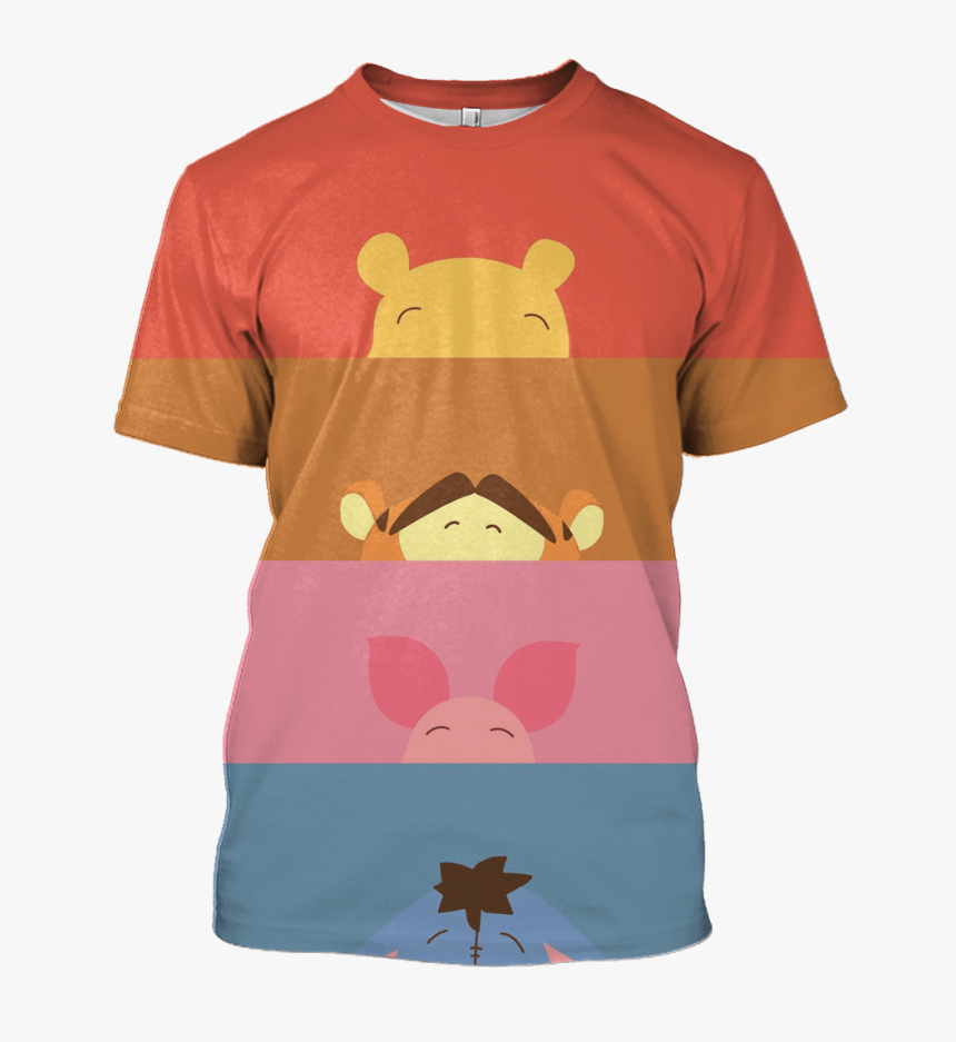 Gearhuman 3d Winnie The Pooh Tshirt - Winnie The Pooh Alone, HD Png Download, Free Download