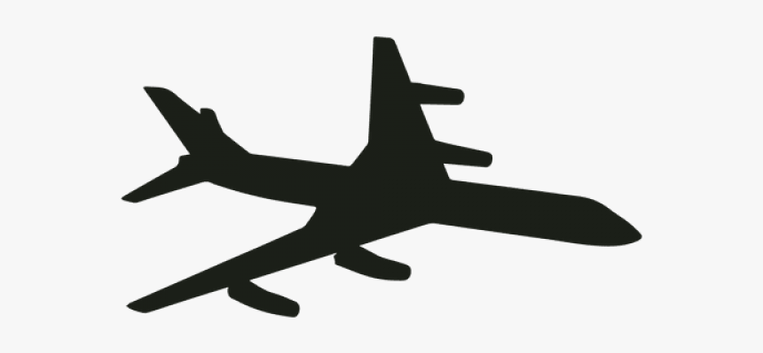 Airbus Png Transparent Images - Airplane Silhouette Transparent Background, Png Download, Free Download