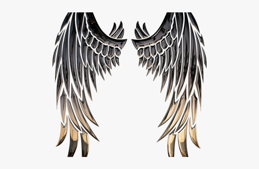 Angel Wings Png - Metal Angel Wings Tattoo, Transparent Png, Free Download