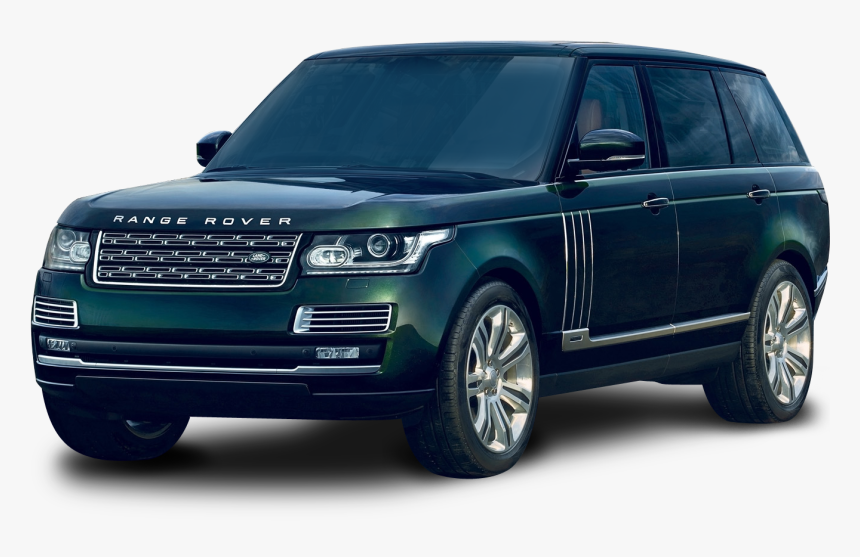 Land-rover - Green Range Rover 2017, HD Png Download, Free Download