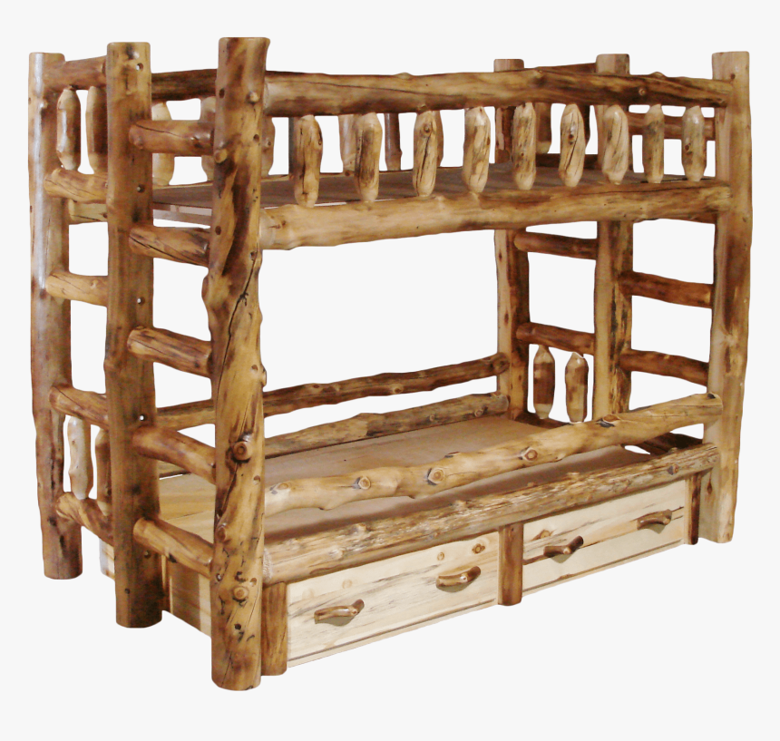 Aspen Flat Front Under Drawers For Bunk Bed - Literas Rusticas, HD Png Download, Free Download