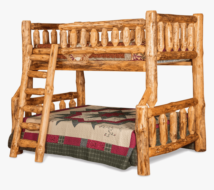 Bunk Bed Bedroom Log Furniture In - Bunk Bed, HD Png Download, Free Download