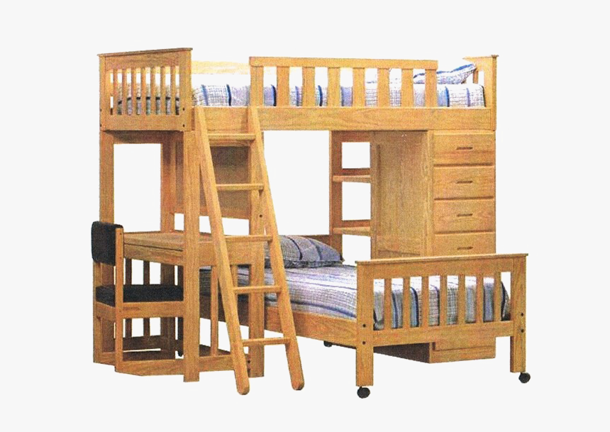 Bunk Bed Png Free Download - Bunk Bed, Transparent Png, Free Download