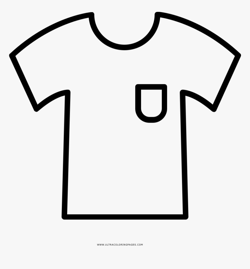 Shirt Coloring Page - Silueta De Bebe Para Colorear, HD Png Download, Free Download