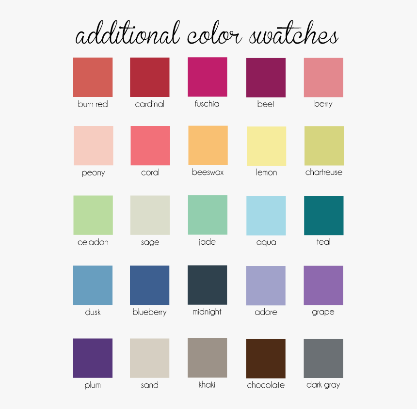 Color Swatch Extra - Basic Color Names List, HD Png Download, Free Download