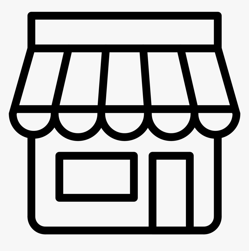 Corner Store Black And White, HD Png Download, Free Download