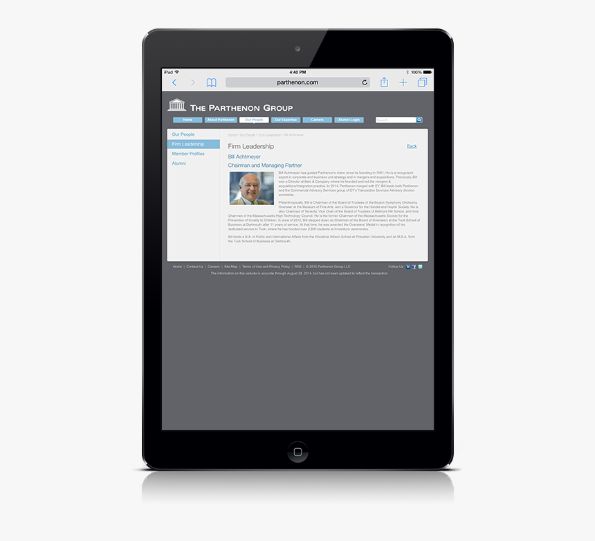 Parthenon-bio Ipad - Tablet Computer, HD Png Download, Free Download