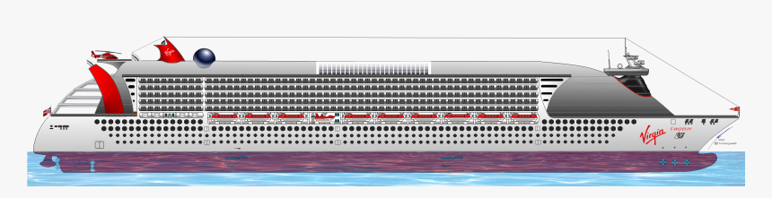 Virgin Emperor Proposal - Cruise Ship, HD Png Download, Free Download