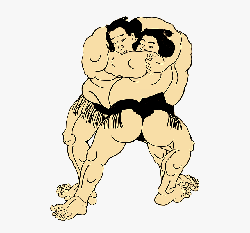 Sumo, Wrestling, Japan, Culture, Man, Fat, Sports - Sumo Homme, HD Png Download, Free Download