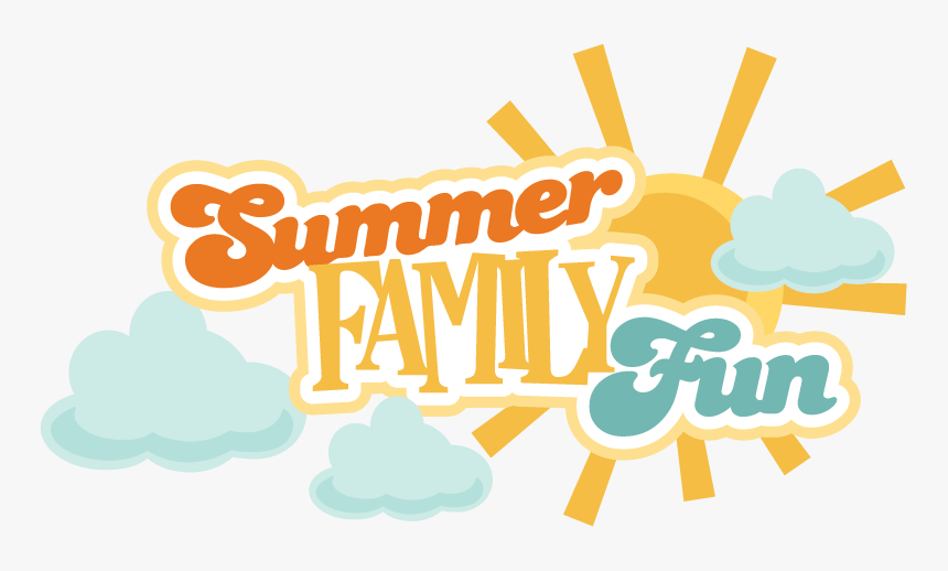 Family Clipart Summer - Summer Fun With Family, HD Png Download, Free Download