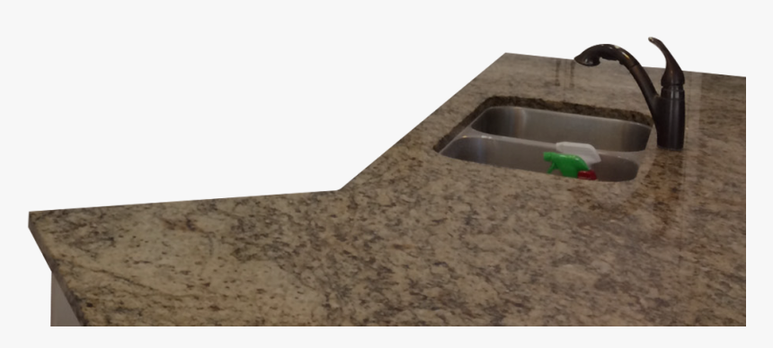 Granite Kitchen Countertops And Sink - Countertop, HD Png Download, Free Download