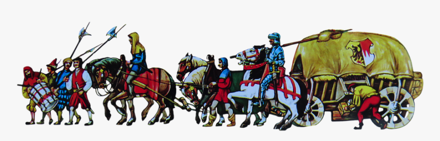 Merchant Pull, Nuremberg, Middle Ages, Trade, Isolated - Mittelalter Png, Transparent Png, Free Download