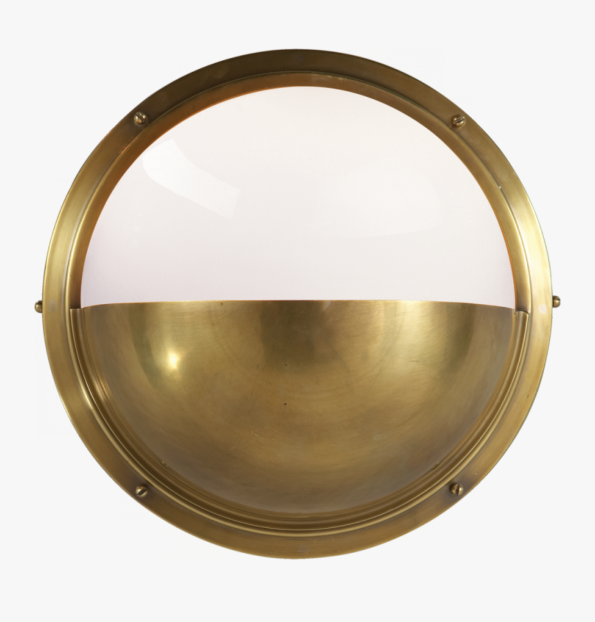 Pelham Moon Light In Hand-rubbed Antique Brass W - Sconce, HD Png Download, Free Download