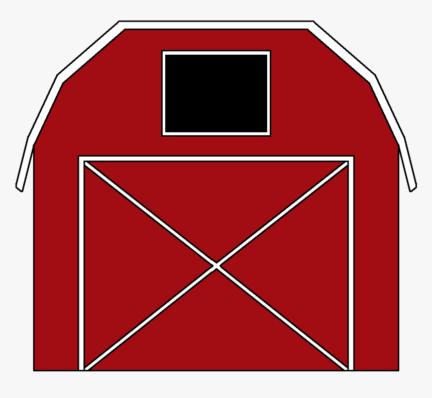Lineart Red Barn - Barn Clip Art, HD Png Download, Free Download