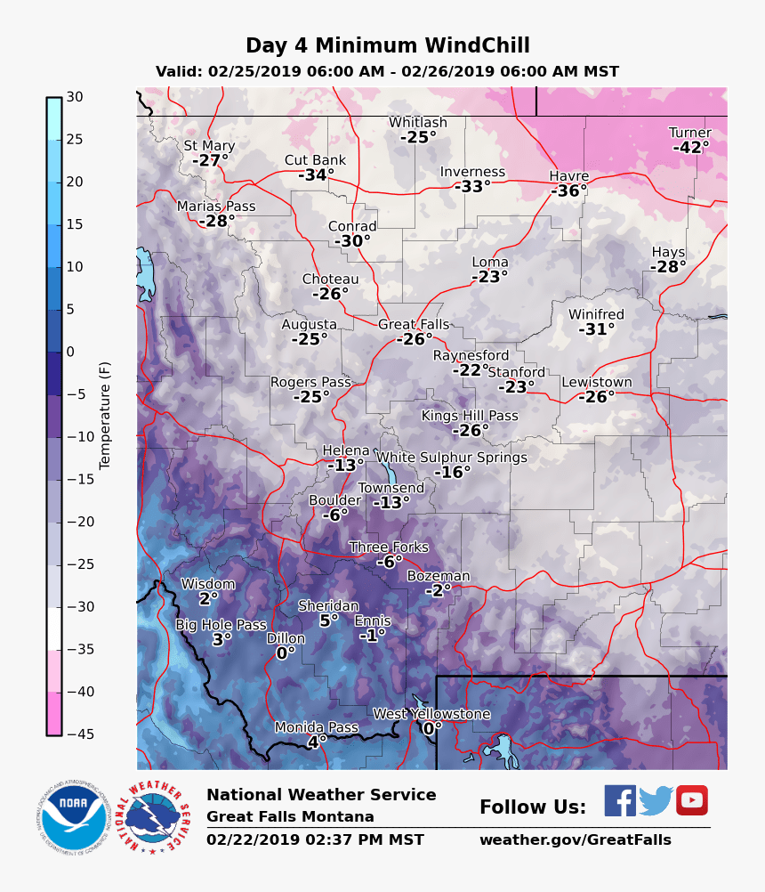 Monday Tuesday Wind Chills"
 Class="img Responsive - National Weather Service, HD Png Download, Free Download