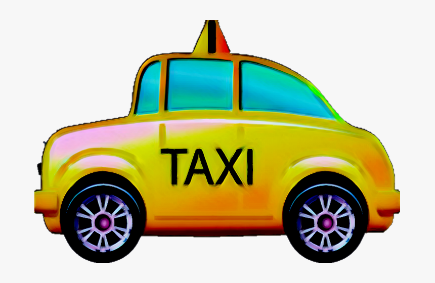 Transparent Taxi Driver Clipart - Imagenes De Taxis Animados, HD Png Download, Free Download