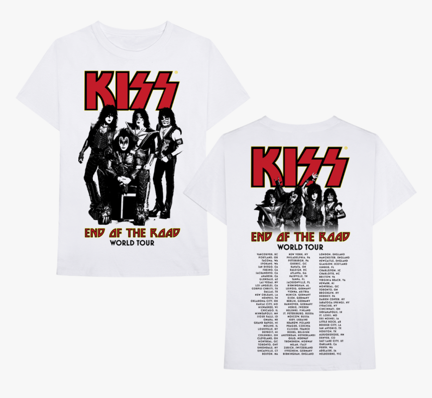Kiss End Of The Road Shirt, HD Png Download, Free Download