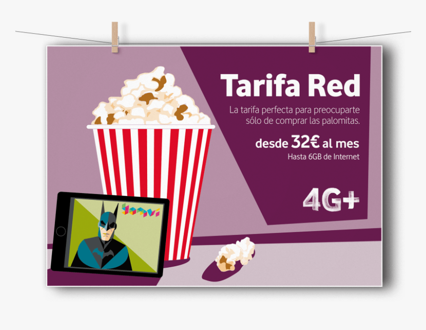 Vodafone Tarifa Red - Lte Advanced, HD Png Download, Free Download