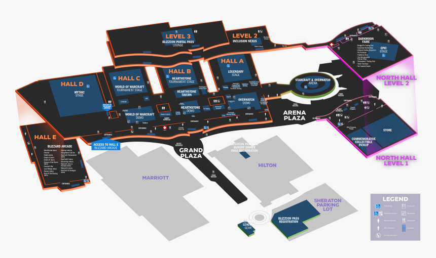 Blizzcon 2019 Floor Plan, HD Png Download, Free Download