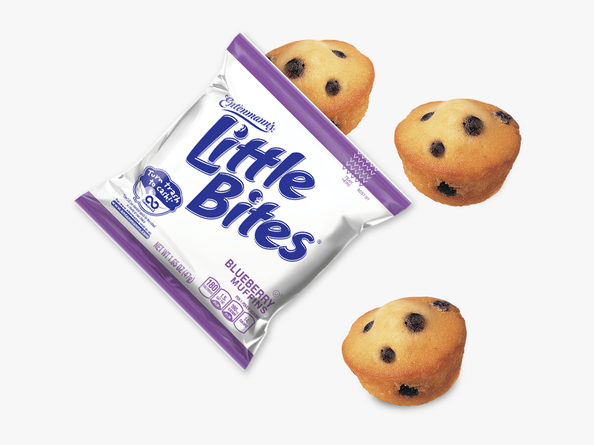 Little Bites Blueberry Pouch With Muffins - Baking, HD Png Download, Free Download