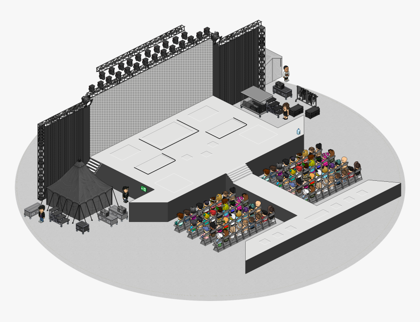 Stage Exportado - Floor Plan, HD Png Download, Free Download