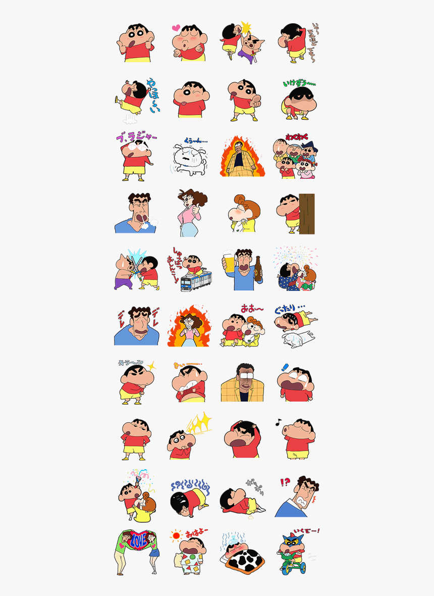 Crayon Shin Chan Sticker, HD Png Download, Free Download