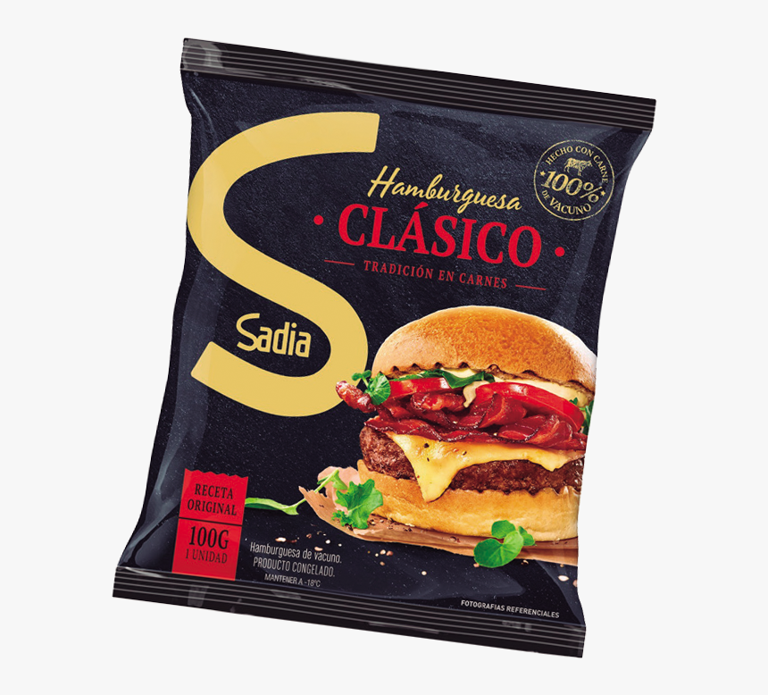 Hamburguesa Clasica Sadia - Hamburguesas Sadia, HD Png Download, Free Download