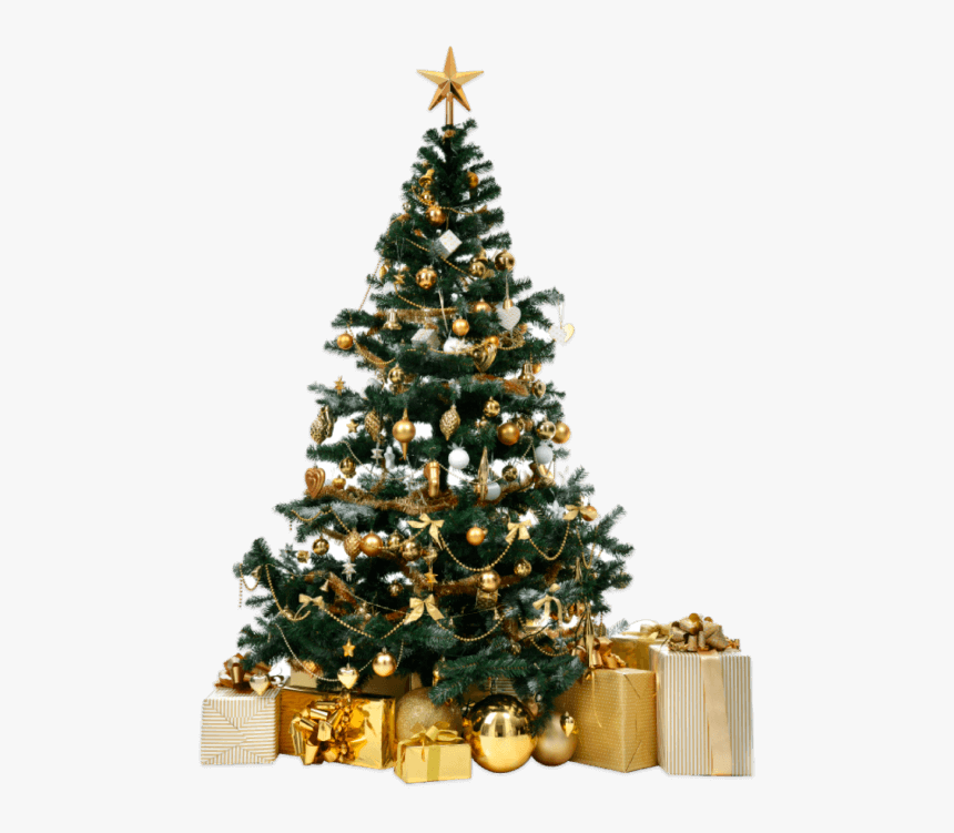 Arbol De Navidad Con Regalos - Christmas Tree Shutterstock, HD Png Download, Free Download