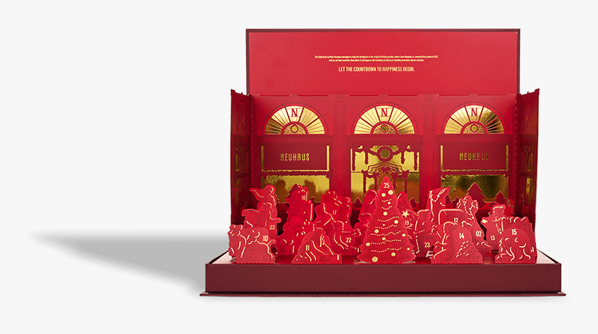 Neuhaus 2019 Premium Pop Up Chocolate Advent Calendar - Chocolate Advent Calendar 2019, HD Png Download, Free Download