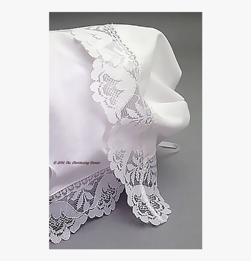 Garden Party Lace Baby Handkerchief Bonnet - Lace, HD Png Download, Free Download