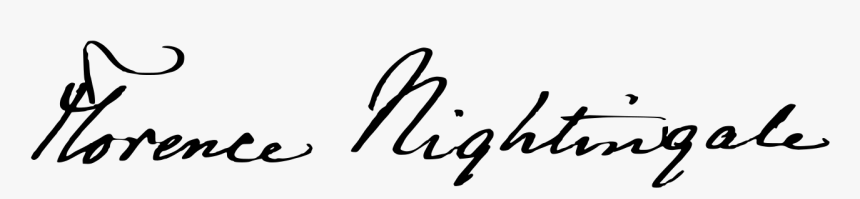 Florence Nightingale Signature, HD Png Download, Free Download