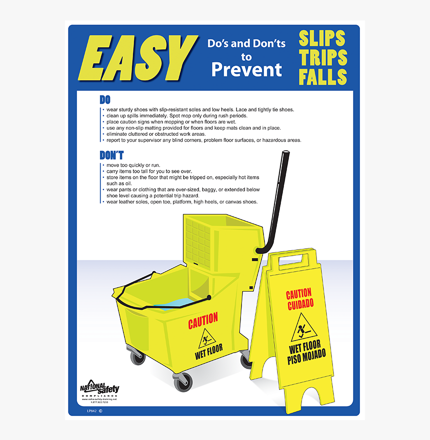 Slips And Falls Poster, HD Png Download, Free Download