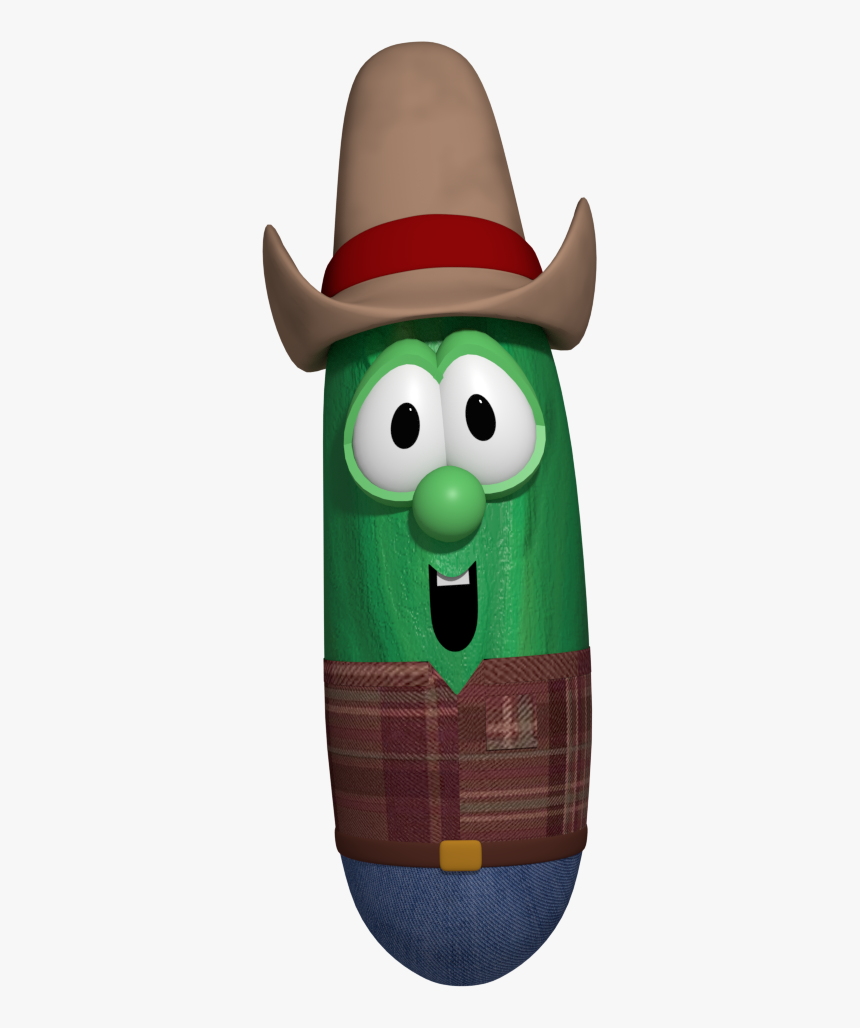 3dmodels Blender Cowboy Cowboyhat Veggietales Freetoedit - Cowboy Larry Veggie Tales, HD Png Download, Free Download