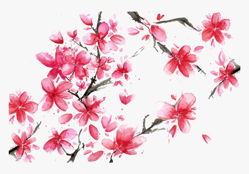 Notebook Watercolor Hand Painted Romantic Blossoms - Best Mother In World, HD Png Download, Free Download