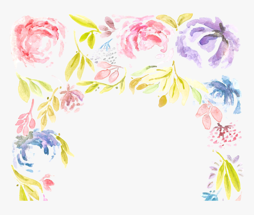 Transparent Flores Acuarela Png - Illustration, Png Download - kindpng