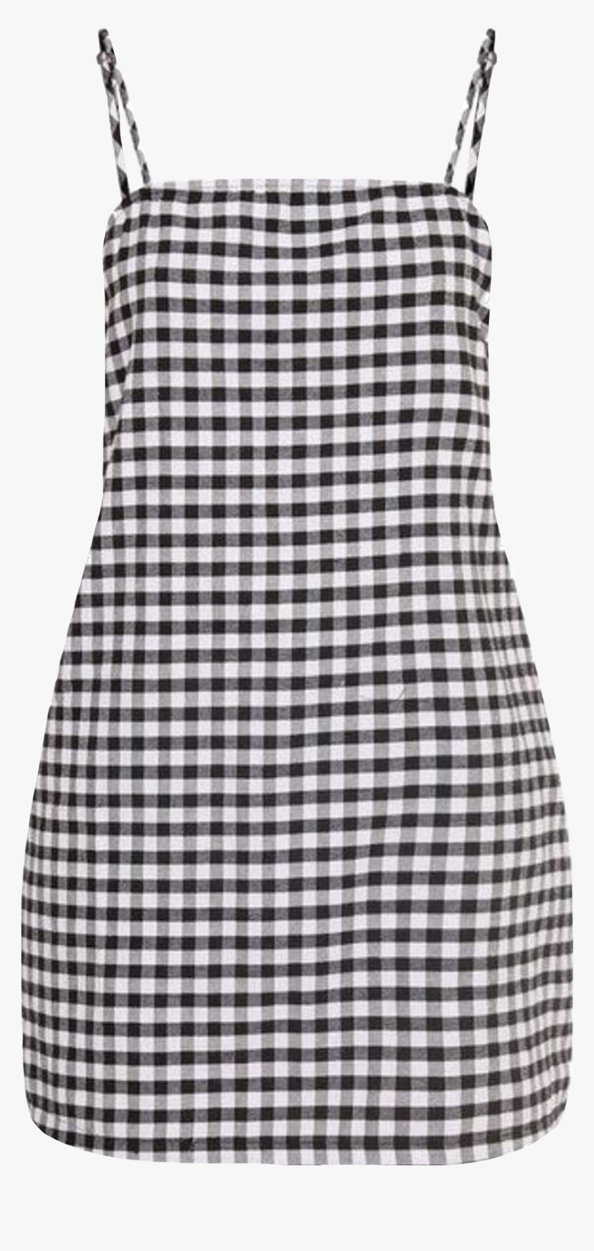 Spaghetti Strap Plaid Dress , Transparent Cartoons - Spaghetti Strap Plaid Dress, HD Png Download, Free Download