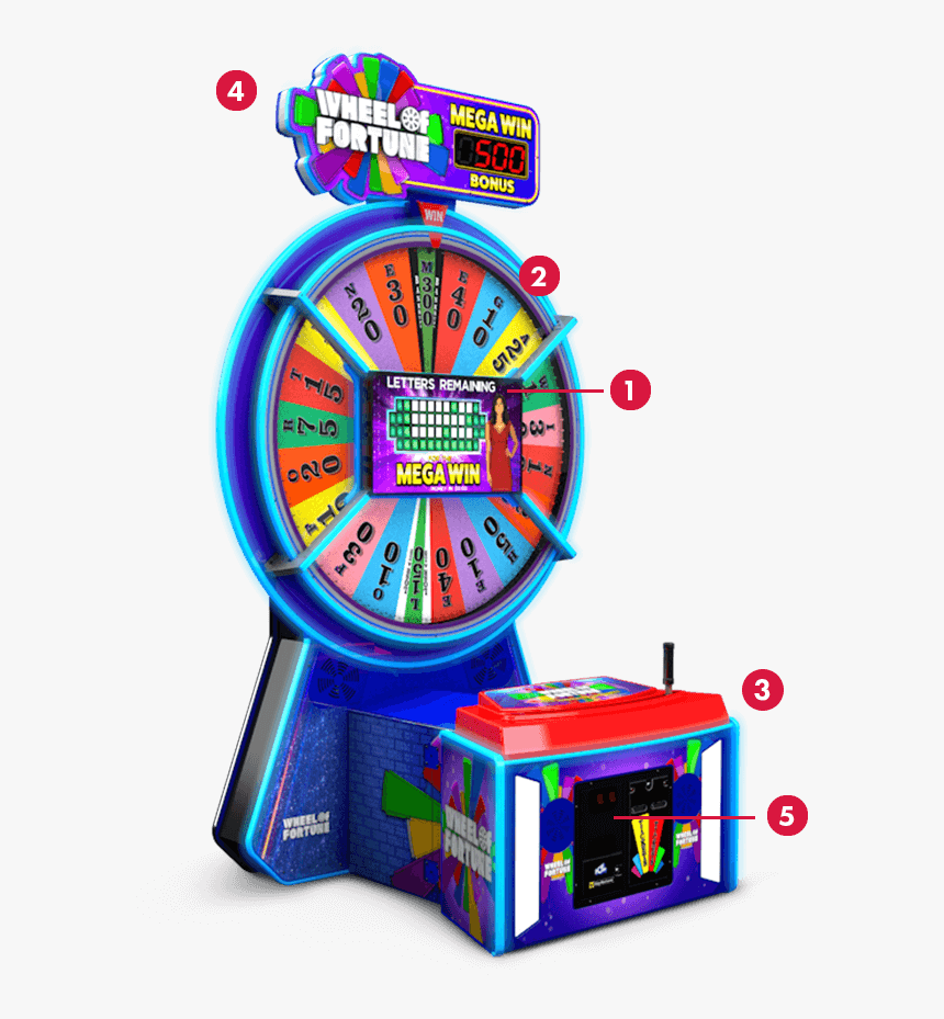 Wheel Of Fortune Arcade Game Thrill Raw, HD Png Download, Free Download