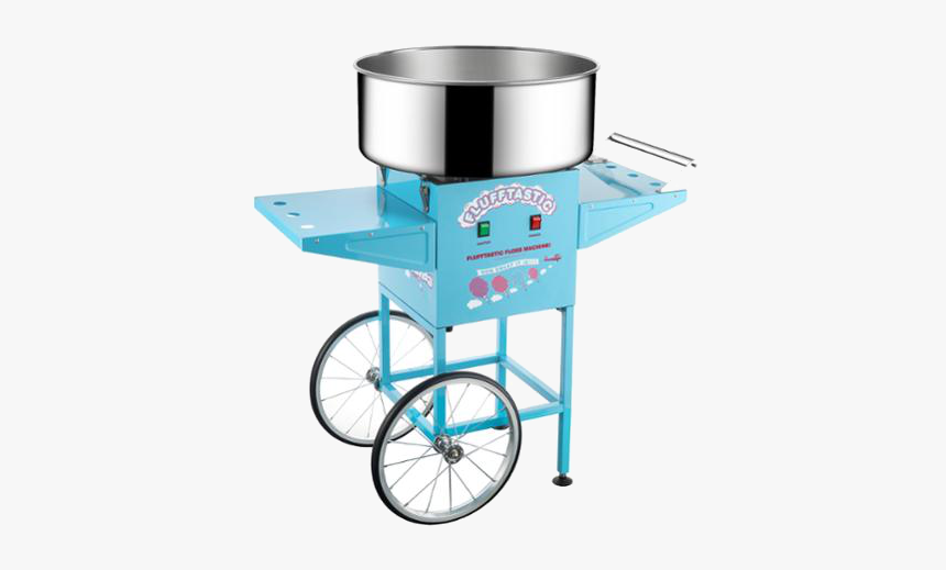 Cotton Candy Machine - Cotton Candy Machine With Cart, HD Png Download, Free Download