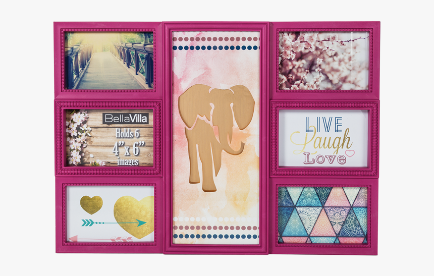 Collage Photo Fames W/6 Openings"
 Title="collage Photo - Picture Frame, HD Png Download, Free Download