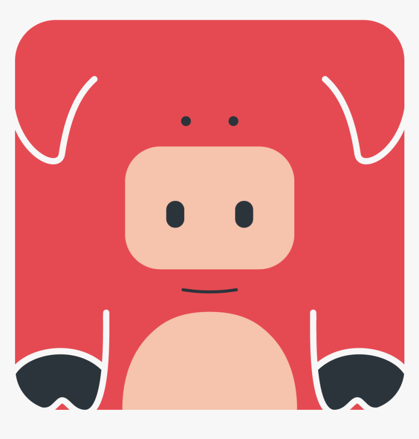 Creative Market Icon - Pig Square, HD Png Download, Free Download