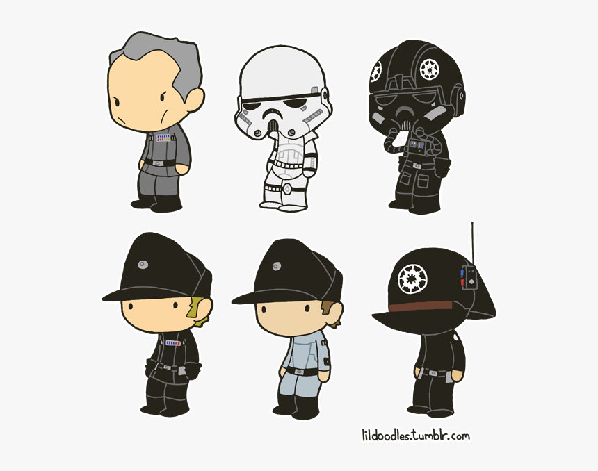 Imperial Star Wars Pilot Clipart , Png Download - Star Wars Cartoon Imperial Pilot, Transparent Png, Free Download